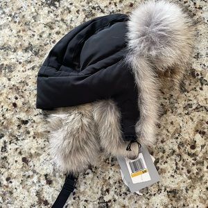 Canada Goose Aviator Hat Black S/M